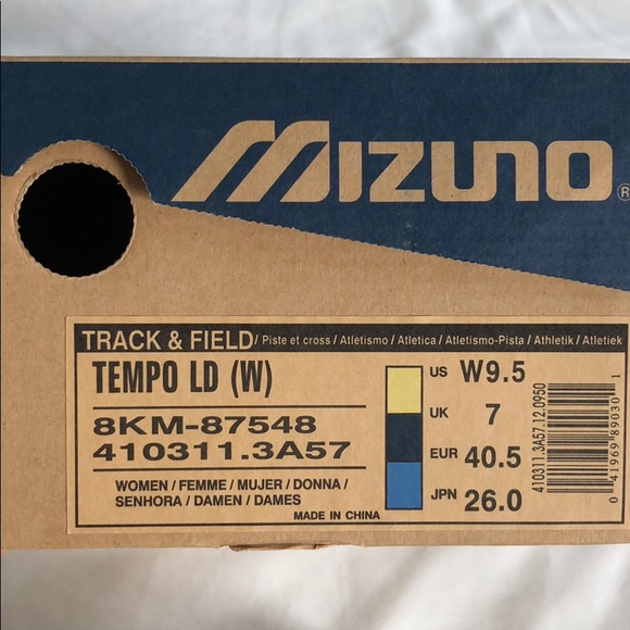 NIB Women’s Mizuno Tempo Track Shoes - 9.5 - Picture 4 of 6